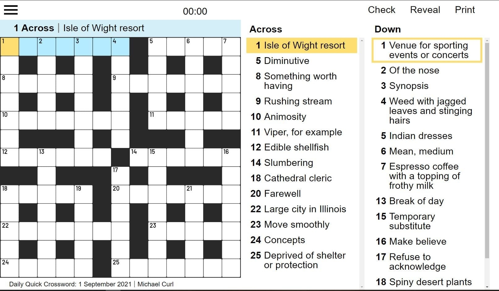 Aarp Daily Crossword Puzzle Free Daily Crossword