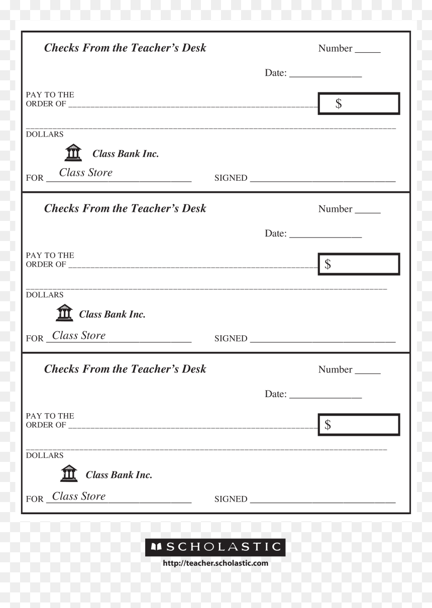 Blank Check Main Image Printable Fillable Blank Check Template HD Png Download Vhv