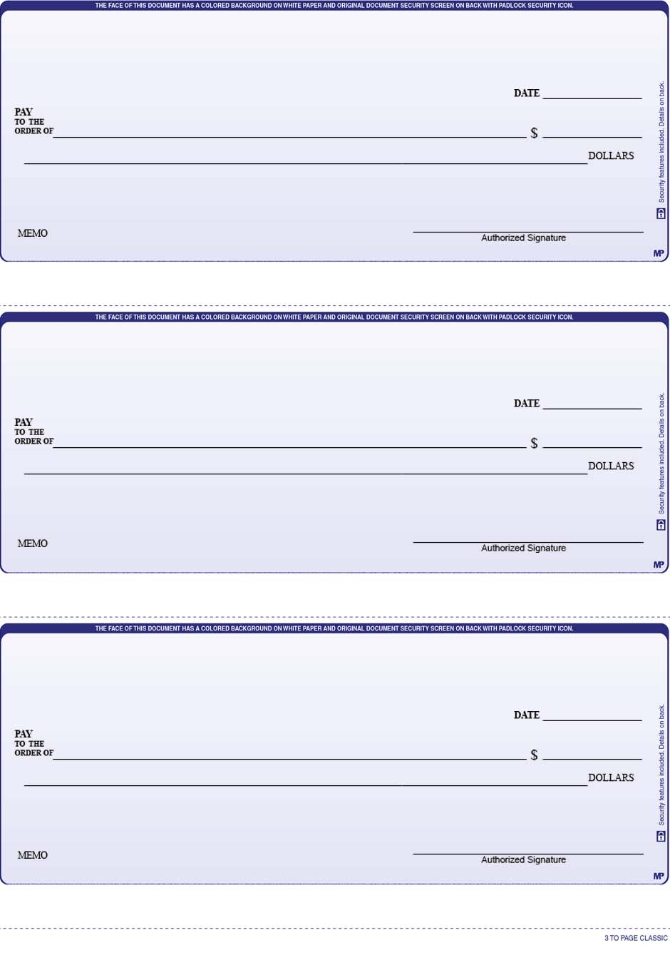 Buy QuickBooks Laser Checks 3 On Page Lowest Price Online 