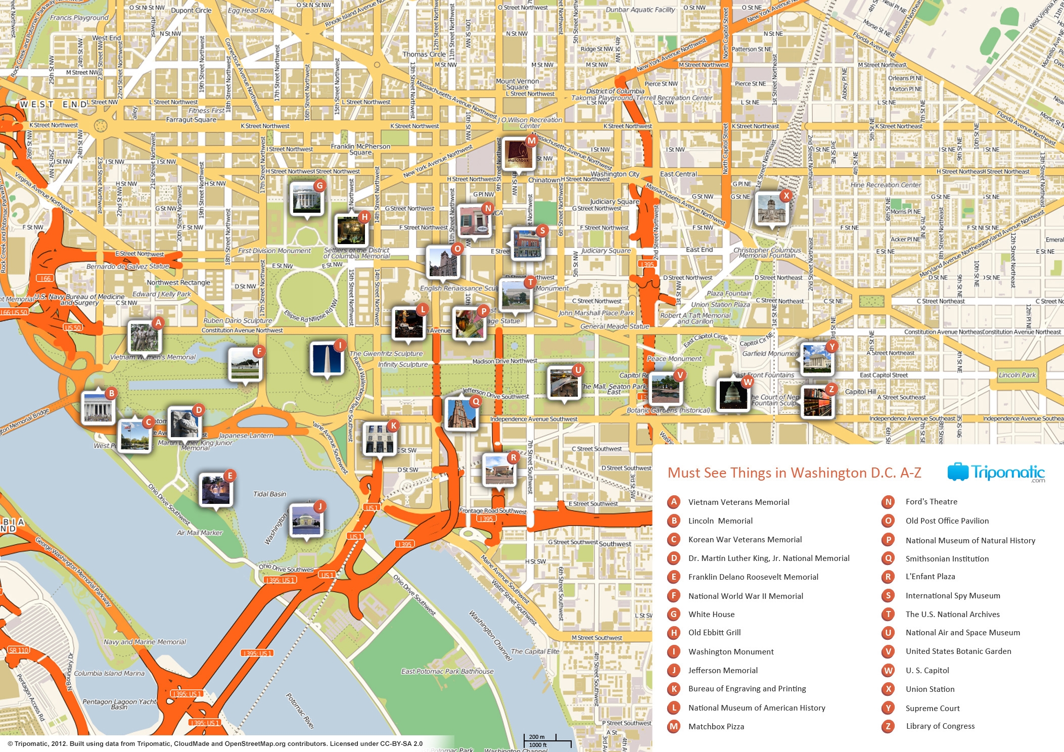 File Washington DC Printable Tourist Attractions Map jpg