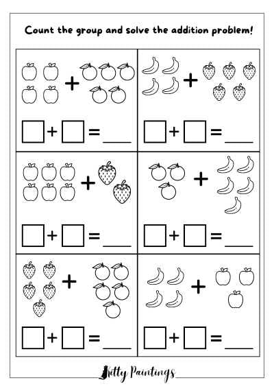 Free Kindergarten Math Worksheets Addition And Subtraction