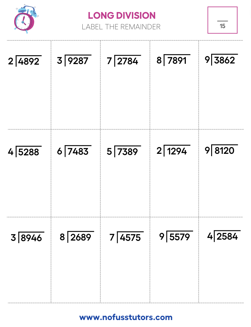 Free Long Division Worksheets Worksheets Library Worksheets Library