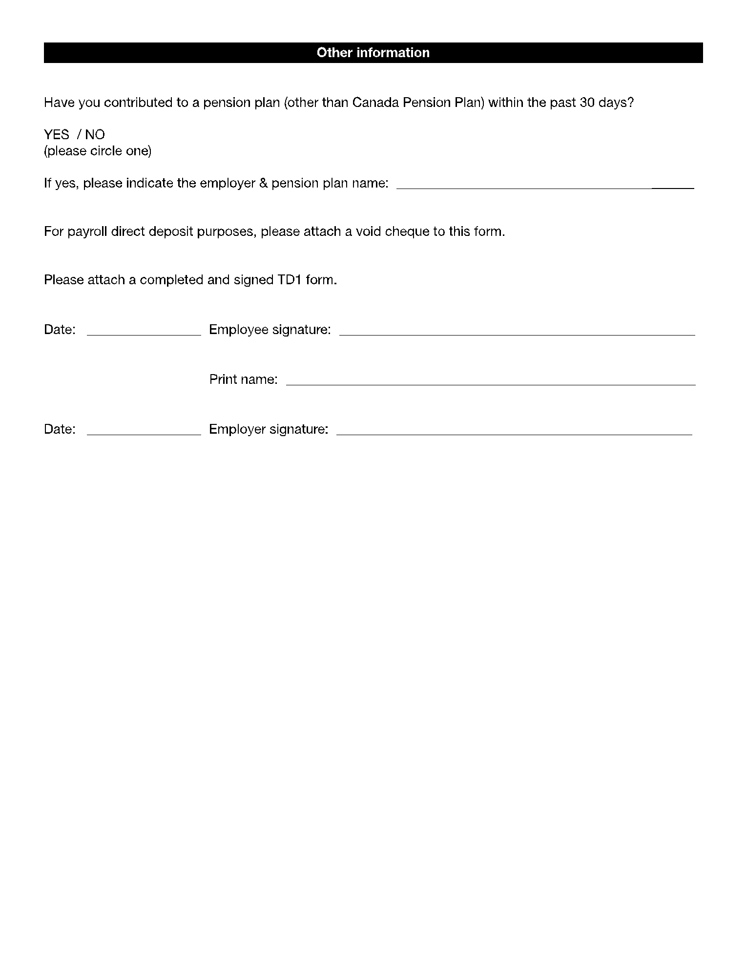 Free New Hire Employee Forms 2021 PDF CocoSign