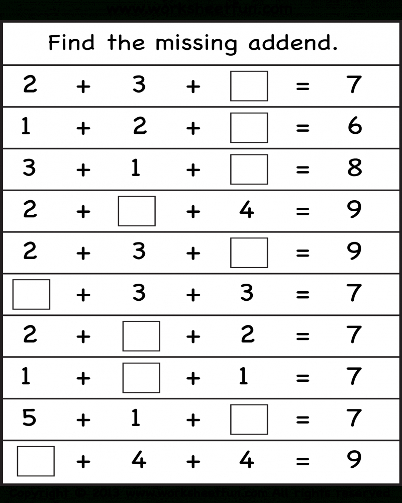 Free Printable Montessori Math Worksheets Printable Worksheets