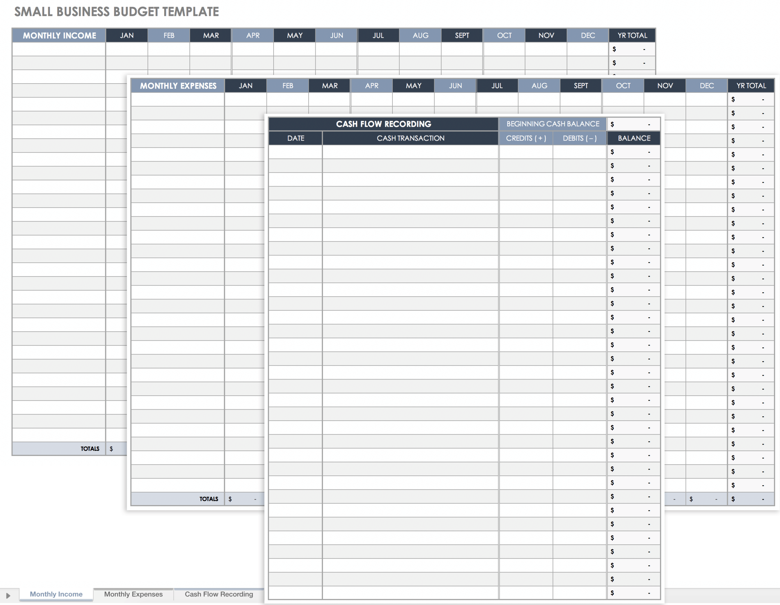 Free Small Business Budget Templates Smartsheet