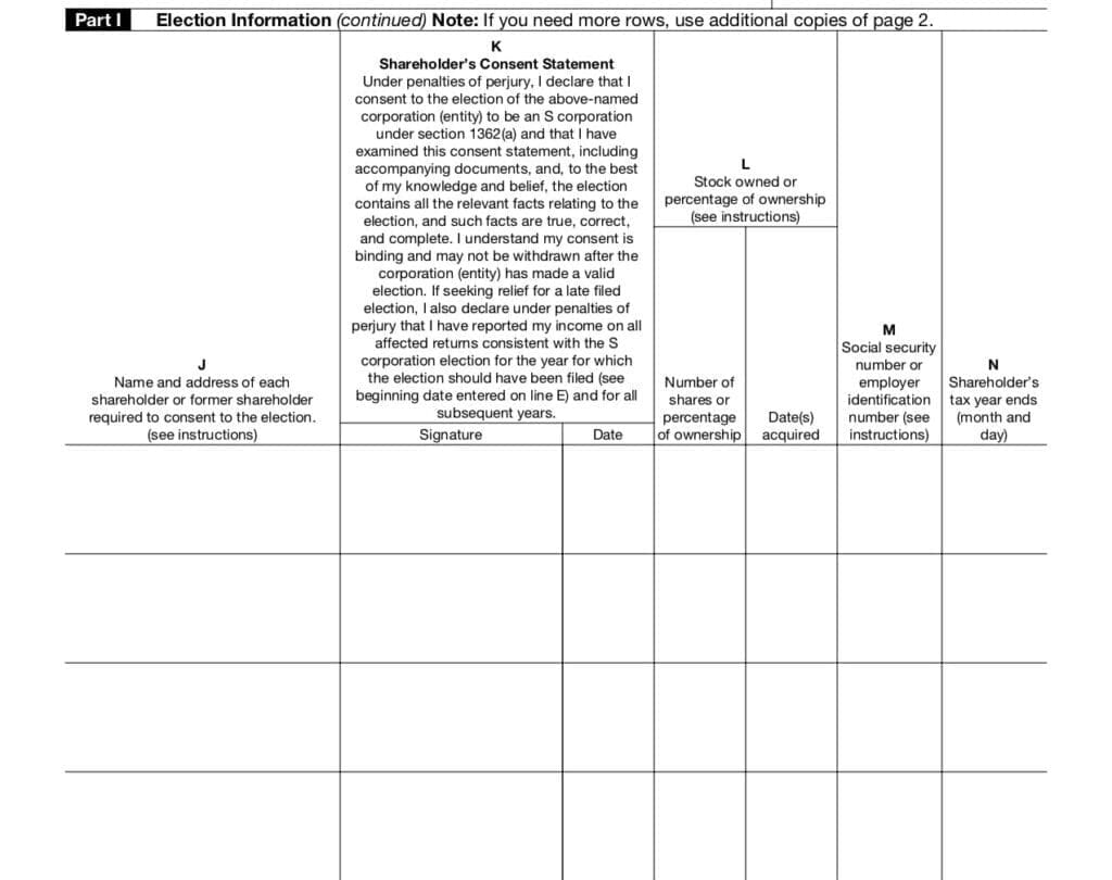 How Do I Fill Out Form 2553 Gusto