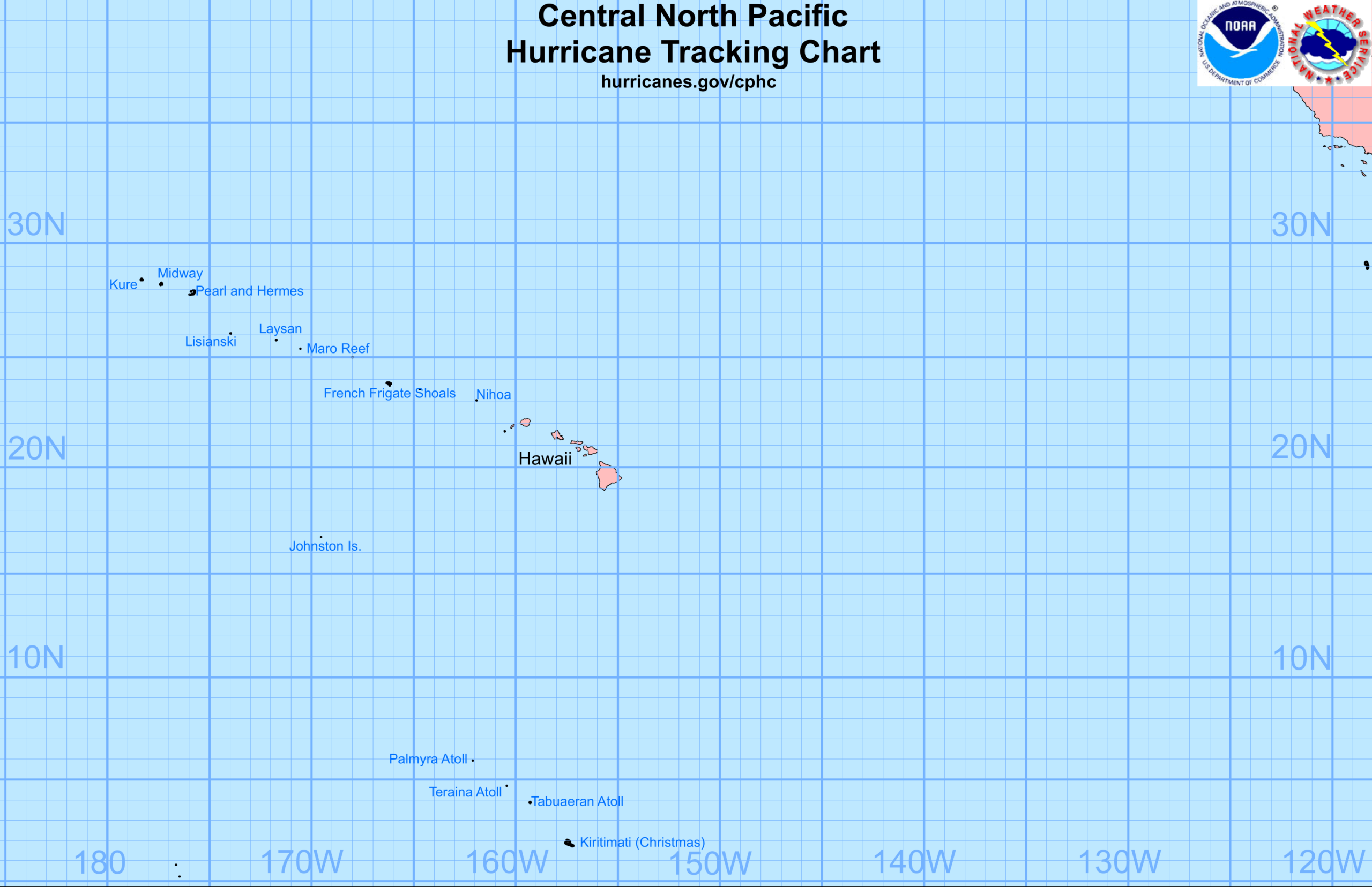 Hurricane Tracking Chart