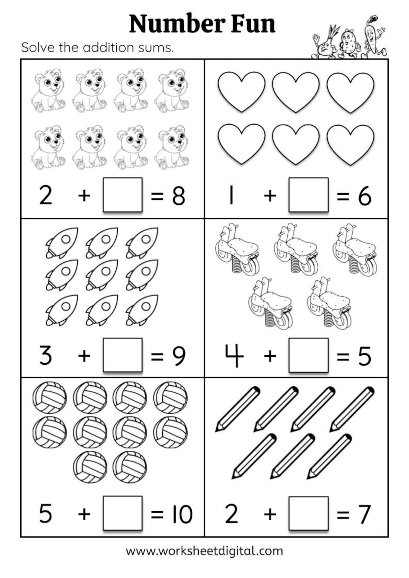 Printables Kindergarten Math Worksheets Numbers 1 To 10 Counting